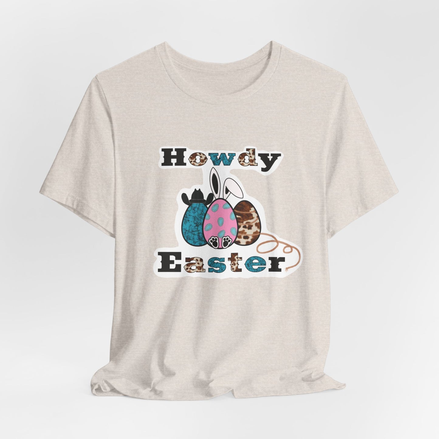 Howdy Easter Bunny Unisex Short Sleeve Tee