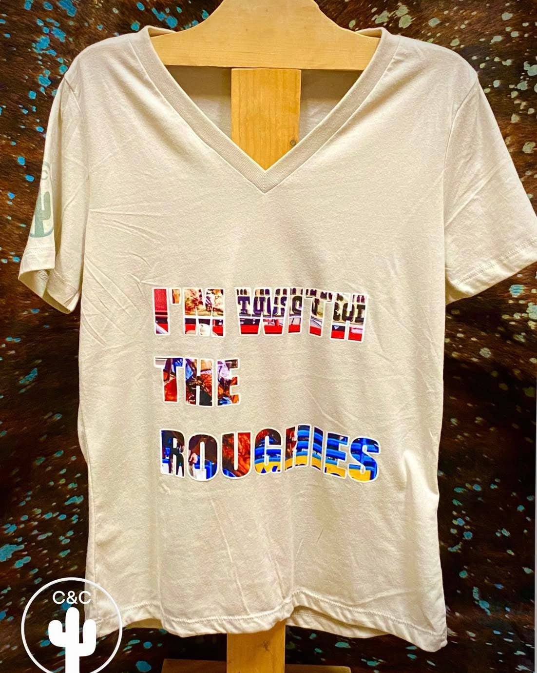 I’m With the Roughies V-neck Tee