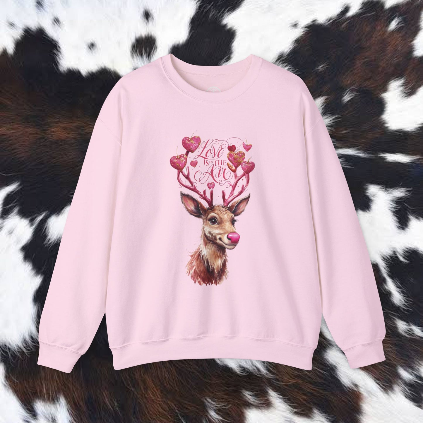 Valentine’s Day Deer Sweatshirt
