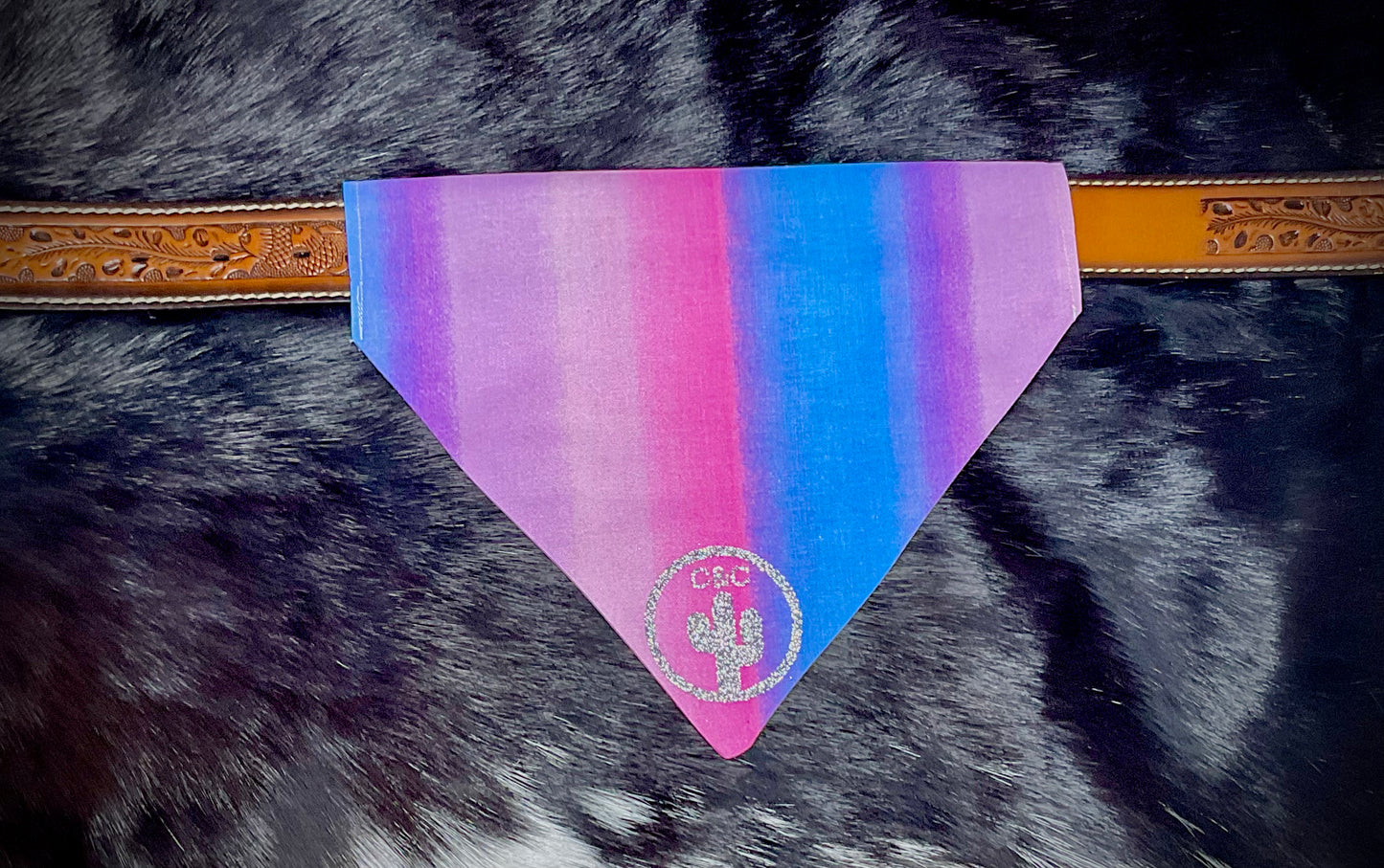 Pastel Rainbow Dog Bandanna